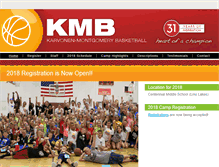 Tablet Screenshot of kmbasketball.net